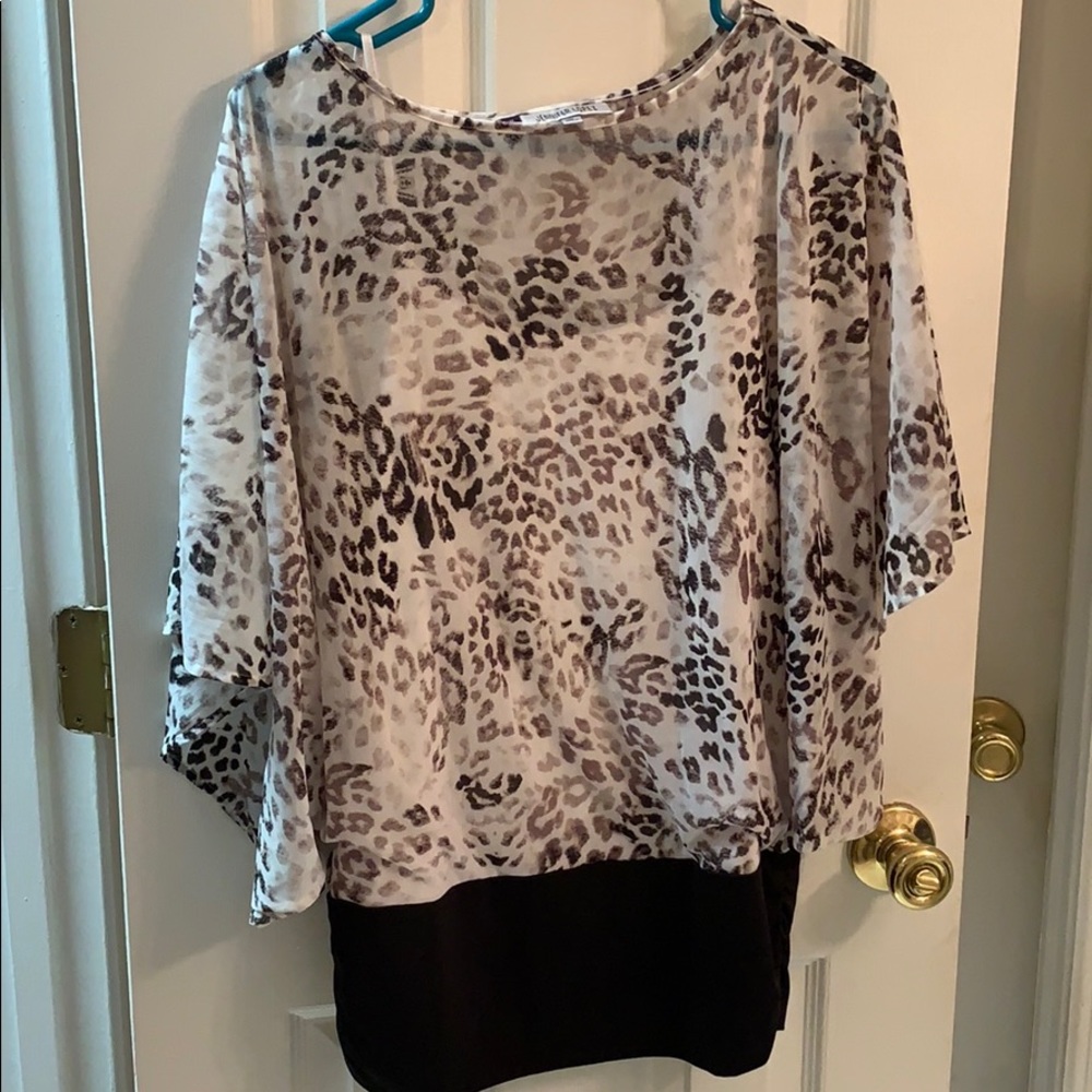 Cheetah print jlo shirt